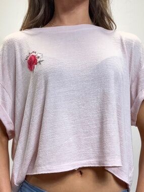 Gilly Hicks Basic Pink Tee